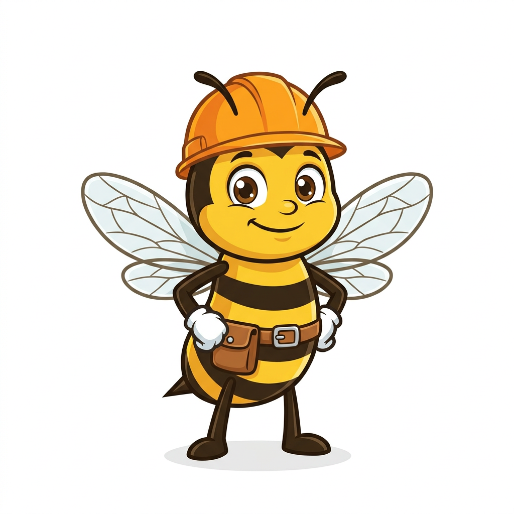 Honey-Do Services main bee mascot